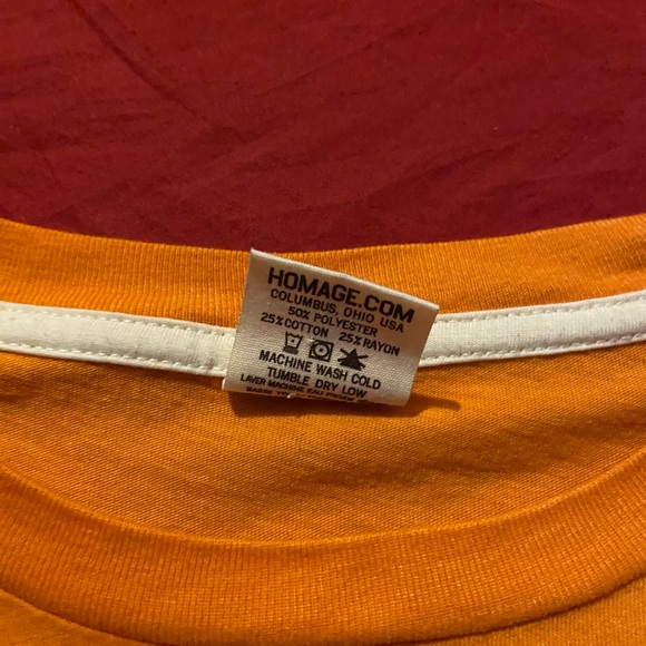 Men’s Baltimore Orioles Rutschman & Gunnar Graphic MLB Shirt Size Medium Orange - Picture 5 of 6